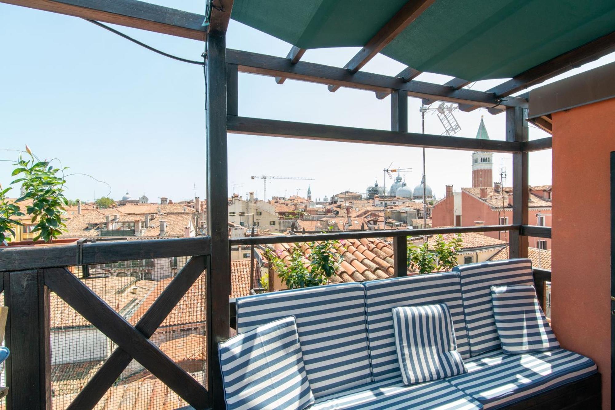 Penthouse With Rooftop Terrace And 360 Views Of Venice - Venice5Th Екстер'єр фото